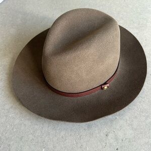 R&B Floppy Brim Fedora, Pecan